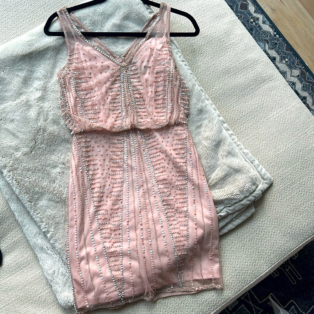 2P Adrianna Papell sequin dress